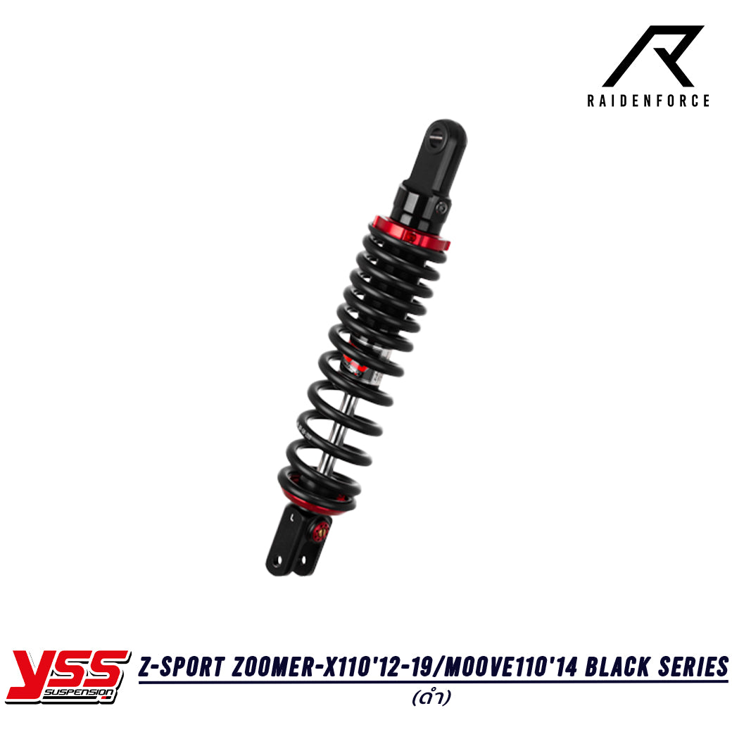 Shock YSS Z-Sport Honda Zoomer-X110'12-19/moove110'14 Black series color black/black