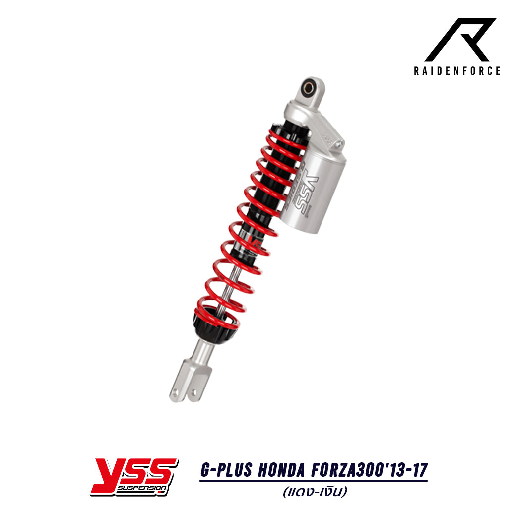 Shock YSS G-Plus Honda Forza300'13-17, red/silver
