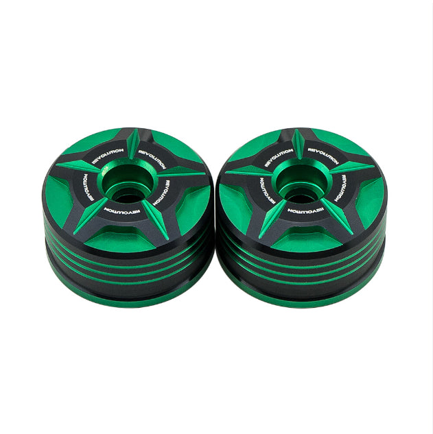 REVOLUTION handlebar end nut, two-tone, FORZA350/XMAX300 (34*13.5MM)