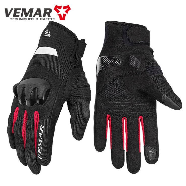 VEMAR ถุงมือ รุ่น VE-201 ดำ/แดง