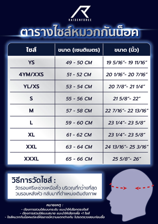 หมวกกันน็อค REAL Helmet STORM Cyclone น้ำเงินเทา