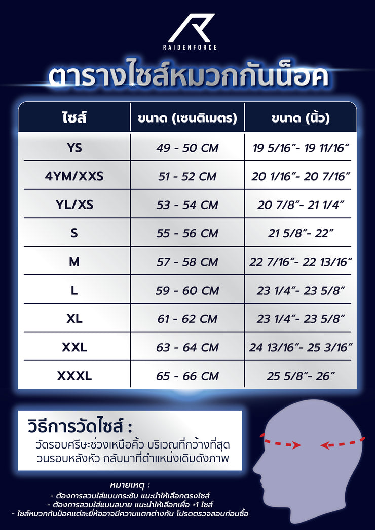 หมวกกันน็อค REAL HURRICANE ดำเงา