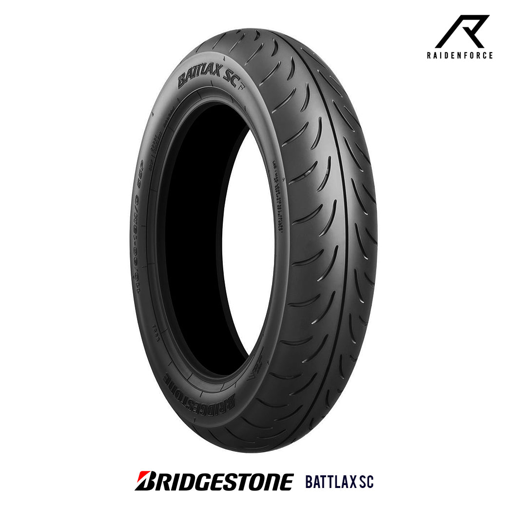 Bridgestone Battlax SC tires (rim size 12,13,14)
