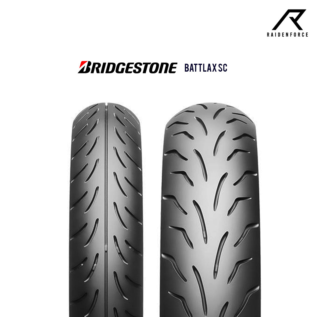 Bridgestone Battlax SC tires (rim size 12,13,14)