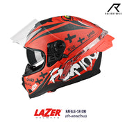 หมวกกันน็อค LAZER Helmet RAFALE ONI ดำ-แดง(ด้าน)