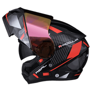 หมวกกันน็อค REAL Helmet STORM R-MODULAR ดำแดง